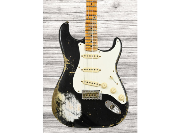 Fender Custom Shop 1957 Stratocaster Heavy Relic 1-Piece Quartersawn MN Black Fender Custom Shop 1957 Stratocaster Heavy Relic 1-Piece Quartersawn MN Black
